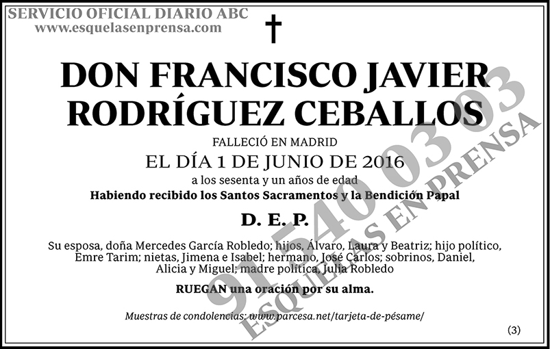 Francisco Javier Rodríguez Ceballos